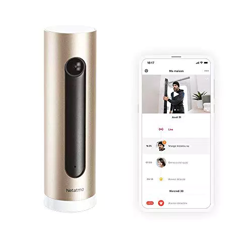 Netatmo Telecamera di Sorveglianza Intelligente per Interni, NSC01-EU