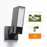 Netatmo Telecamera WIFI Esterna Intelligente con Sirena da 105 dB, nero