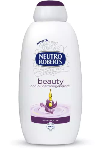 NEUTRO ROBERTS Bagnoschiuma Corpo Beauty con Oli Dermorigeneranti di Jojoba e Riso