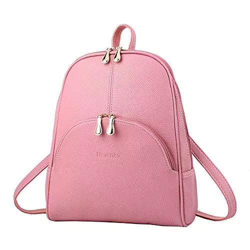 Nevenka Zaino Donna Borsa a Spalla in Pelle PU Zainetto Casual Borsa a Mano Backpack alla Moda per Shopping Scuola Viaggio Vacanza