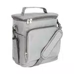 Nicola Spring Insulated Cooler Bag - Morbida Lati Pranzo Picnic Barbecue Raffreddare Borsa con Tracolla - Grigio