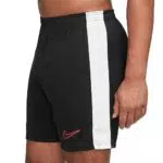 NIKE DF Acd23 K Br Pantaloncini, Nero/Bianco/Luminoso Cremisi