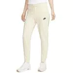 NIKE DQ5174-113 W NSW Club FLC MR Pant Tight Pantaloni Sportivi Donna Coconut Milk/Black