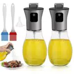 O'woda Erogatore di Spruzzatore di Olio, Bottiglia di Spruzzo di Olio per Cucinare con Pennello e Imbuto