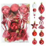 Palline di Natale 20 PCS Set di Decorazioni per l'albero di Natale Palle di Natale Infrangibile Ornamenti da Appendere Natale per il Matrimonio della Festa di Natale