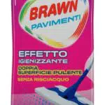 Panni per Pulizia Pavimenti Effetto Igienizzante - con Bergamotto ed Eucalipto - Tessuto Triplostrato - Doppia Superficie Pulente - Brawn