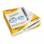 Pennarelli 12 VELLEDA 1791 punta scalpello whiteboard nero BIC