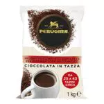 PERUGINA Cioccolata Completa Preparato per Bevanda al Cacao Magro per macchina automatica in polvere