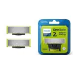 Philips OneBlade 2 Lame di Ricambio in Acciaio Inossidabile per Rifinire