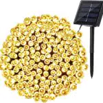 PhilzOps Catena Luminosa Solare Esterno, 22M 200 LED Natale Luce Stringa Solari Esterno 8 Modalità Impermeabile Luci LED Decorative con Memoria Per Giardino Albero Patio Festa