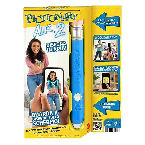 Pictionary Air 2, Gioco divertente per Disegnare in Aria e guardare la propria Creazione apparire sullo Schermo​​​
