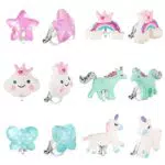 Powerking Orecchini per ragazze, orecchini per ragazze Orecchini per gioielli e orecchini per principessa Play Set per bambini