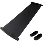 POWRX Tavola Slide Board con copriscarpe - Ideale per l’allenamento atletico di gambe