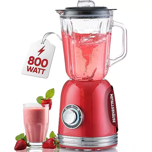 ProfiCook Miscelatore a colonna con caraffa in vetro da 1.5 litri
