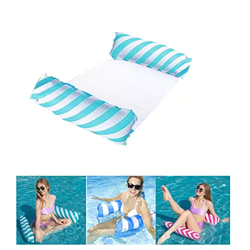 PTBWS Amaca Gonfiabile, 4 in 1 Letto Galleggiante, Portatile
