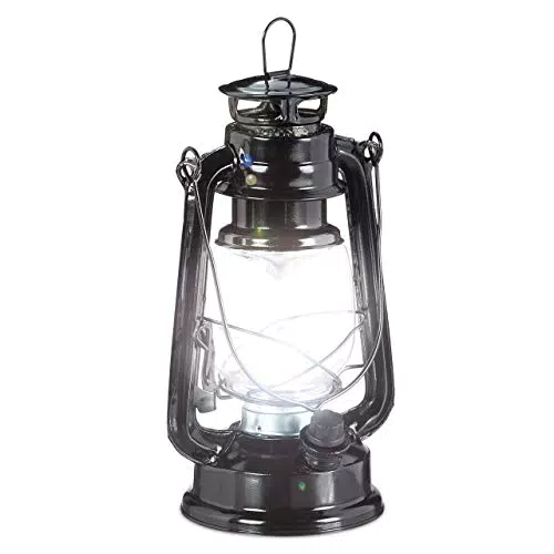 Relaxdays Lanterna LED, Lampada Decorativa retrò per Finestre o da Giardino