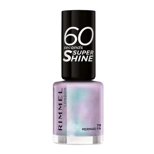Rimmel 60 Seconds Super-Shine Nail Polish, Mermaid Fin - 40 Gr