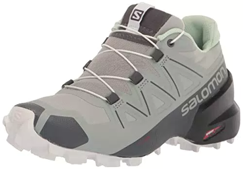 SALOMON Speedcross, Scarpe da Trail Running, Donna, Grigio Wrought Iron Spray White
