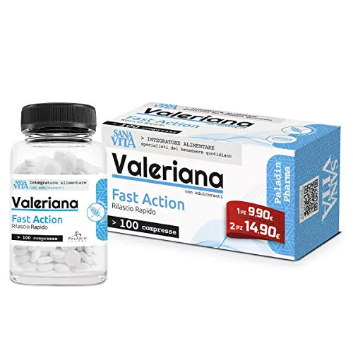 Sanavita Valeriana, Blu, 100 Compresse