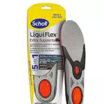 Scholl Liquiflex Extra Supporto, Solette Regolabili Anti-Odore in Memory Foam con Tecnologia 5 in 1 per Scarpe da Lavoro