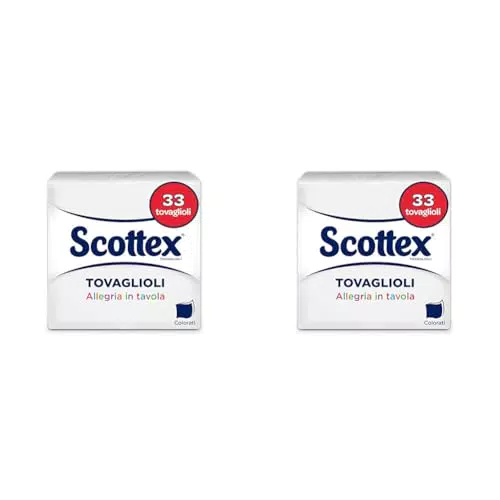 Scottex Tovaglioli Doppiovelo, 33 Pezzi