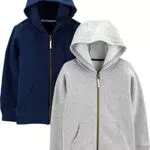 Simple Joys by Carter's Felpe con Cappuccio in Pile con Zip a Tutta Lunghezza Bimbo