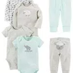 Simple Joys by Carter's Set Body e Pantaloni, 6 Pezzi Unisex Bimbi