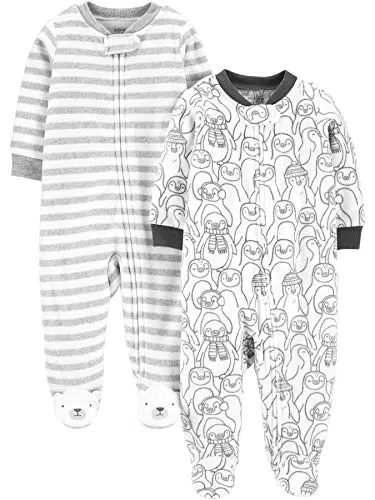 Simple Joys by Carter's Tutina con Piede in Pile Unisex Bimbi