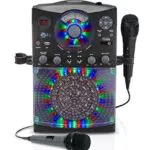 Singing Machine SML385UBK - Sistema karaoke Bluetooth con luci a LED