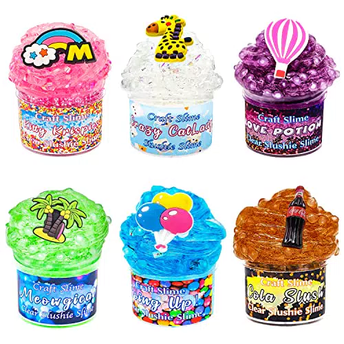 Slime Kit per bambini con cristalli di chicchi di riso