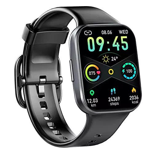 Smartwatch Uomo Donna, Orologio Smartwatch 1,69'' Smart Watch Sonno/Cardiofrequenzimetro/Contapassi/Cronometro Impermeabil IP68 Activity Fitness Tracker 25 Sportive