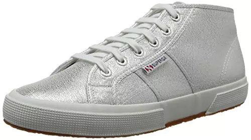 SUPERGA 2754 LAMEW, Sneaker, Donna, Grigio, 42 1/2 EU