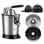 Taurus Easy Press Spremiagrumi Elettrico, Inox, Acciaio Inossidabile