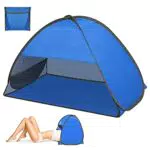 Tenda da spiaggia, zootop pop-up per 1-2 persone, portatile con supporto per telefono e custodia per esterni