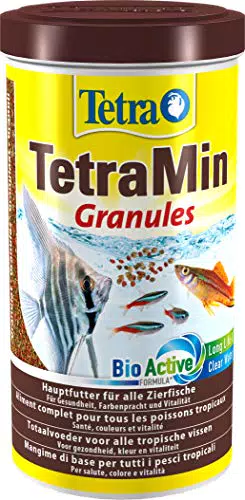 TetraMin Granules Mangime per Pesci sotto Forma di Granuli Fini per Tutti i Pesci Ornamentali d'Acqua Dolce