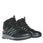 The North Face - Scarpe Impermeabili Litewave Fastpack II da Donna - Altezza Caviglia Media - TNF BLACK/AQUA SPLASH