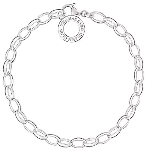 Thomas Sabo Charm Club Bracciale Classico con Charm da Donna in Argento Sterling 925 X0031-001-12