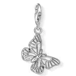 Thomas Sabo Charm Club Farfalla Pendente da Donna in Argento Sterling 925 1038-001-12