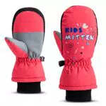 ThxToms guanti da sci per bambini muffole, Guanti da sci invernali -15 ℃