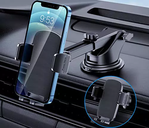 TICILFO Porta Cellulare Auto Supporto Telefono Auto Portatelefono da Automobile Cruscotto Portacellulare Auto Universale per Smartphone iPhone
