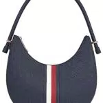Tommy Hilfiger Borsa Donna Emblem con Zip, Multicolore