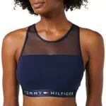 Tommy Hilfiger Bralette Donna Elasticizzata, Blu, L