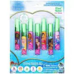 Townley Girl Disney's La Sirenetta Super Sparkly 7 Pezzi Bomboniere Set Trucco Lucidalabbra a Base Vegetale per Ragazze