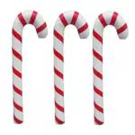 Toyvian 3 PZ Bastoncini Natale Bastone Gonfiabile Candy Stick Caramelle a Spirale per Decorazioni Esterna Cortile Ghirlanda Natale Ornamento Appendere