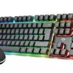 Trust Gaming GXT 838 Azor Mouse e Tastiera Gaming, Layout Italiano QWERTY
