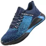 UCAYALI Scarpe Antinfortunistica Uomo Leggera Scarpe Antinfortunistiche Traspiranti Antiscivolo Estive Traspirante Ultraleggere Scarpe con Punta in Acciaio da Lavoro