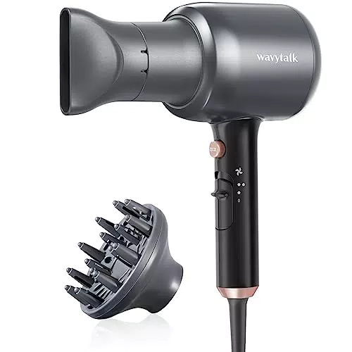 Wavytalk Asciugacapelli Professionale 2200W Phone per Capelli Gray