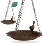 WILDLIFE FRIEND Abbeveratoio per uccelli sospeso in ghisa