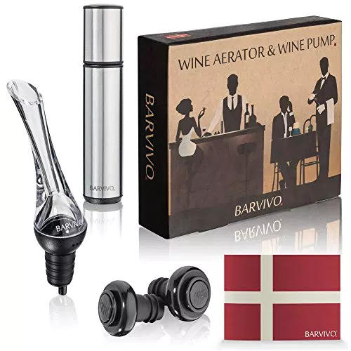 Wine Aerator e Wine Saver Pump di Barvivo - Versare