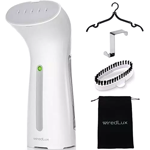 WiredLux Ferro da Stiro Verticale, Stiratore a Vapore per Vacanza e Casa